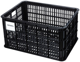 Basil Crate Basket - Large, 40L, Recycled Plastic, Black - £113.35 GBP