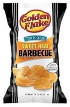 Golden Flake Sweet Heat BBQ Thin and Crispy Potato Chips 4.625 Ounce 4 Pack - $27.70