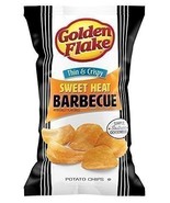 Golden Flake Sweet Heat BBQ Thin and Crispy Potato Chips 4.625 Ounce 4 Pack - $526.49 MXN
