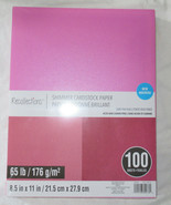Recollections Cardstock Paper 8 1/2&quot; x 11&quot; 100 Sheets DARK PINK HUES SHI... - $54.76 CAD