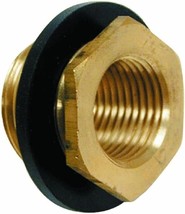 DIAL 9229 Evaporative Cooler Overflow Drain 1&quot; W Black Brass Black - £5.91 GBP