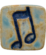 Music note 2 Handmade Ceramic Refrigerator Magnet - $12.00