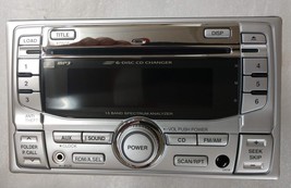 Honda 1998+ CD6 MP3 radio +front aux. OEM factory original CD changer stereo red - £75.08 GBP