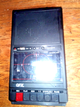 QFX RETRO-39 Portable Shoebox Tape Recorder Analog Cassette Tape Deck- n... - £26.62 GBP