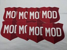 Lot Of (8) Illinois Mod Pizza Restaurant 3&quot; X 2 3/4&quot; Promotional Stickers - $22.61 CAD