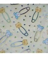 Vintage American Greetings Yellow Baby Shower Gift Wrap Paper Cat Dog Ne... - £7.82 GBP