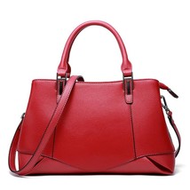 New Arrival Red Handbags Genuine Leather Women Fashion Shoulder Sling Bags - £100.65 GBP