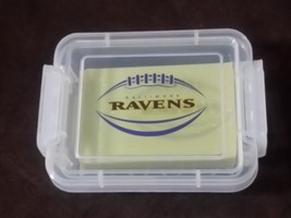 NFL Baltimore Ravens Hand Soap Case Holder Secured Snap On Lid NEW NFL Licensed! - $6.62