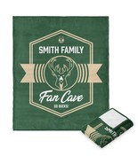 NBA Milwaukee Bucks  Dominion Personalized Silk Touch Throw Blanket 50X6... - $59.99