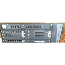 AVAYA G450 Media Gateway with 2-MP80, 2-MM716, 1-MM710B, 1-MM711, 1-S8300D - $1,262.25