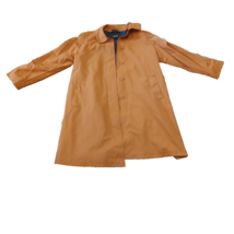 Hilary Radley Orange Trench Coat Hounds-tooth Zip out lining Size 12  - $46.42 CAD