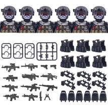 6PCS Modern City SWAT Ghost Commando Special Forces Army Soldier Figures K152 - £17.52 GBP