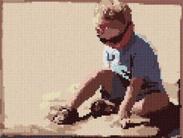 pepita Playing in The Sand Needlepoint Canvas - £39.22 GBP