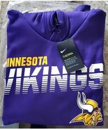 Minnesota Vikings NFL Nike Sideline Performance Pullover Therma Hoodie - $89.09