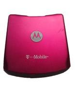 Back Door Battery Cover For Motorola Razr V3 g GSM T-Mobile Hot Pink Ori... - $10.43 CAD