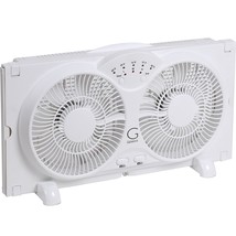 Genesis Twin Fan High Velocity Reversible AirFlow Fan, LED Indicator Lights Adju - £57.34 GBP