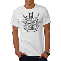 Wellcoda Royal King Queen Skull Mens T-shirt, Skull Graphic Design Printed Tee - £14.87 GBP+