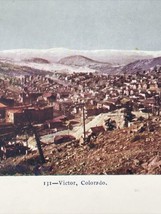 1906 City of Victor Colorado Mining Town Postcard USA Cripple Creek - £7.45 GBP