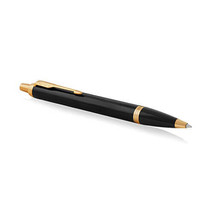 Parker IM Ballpoint Pen Gold Trim (Black) - Medium - £35.09 GBP