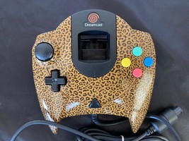 Original Dreamcast Controller Leopard Print Dream Point Bank Sega HKT-7700 - $184.70