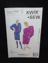 Kwik Sew Pattern 1773 Straight Dress or Tunic Uncut 1980s - $9.90