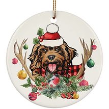hdhshop24 Cute Cockapoo Dog Love Christmas Ornament Gift Pine Tree Decor... - £15.53 GBP