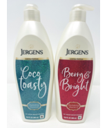 2 Pack Jergens Coco Toasty + Berry Bright Lotion 16.8oz - £22.90 GBP