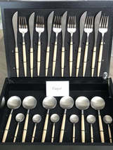 Goa Ivory Matte Brushed 24 Piece + Wooden Box - $344.00