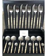 Goa Ivory Matte Brushed 24 Piece + Wooden Box - $344.00