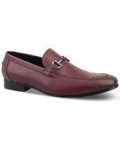 Alfani Men&#39;s Otis Burgundy (Bordeaux) embossed Bit Loafers-11.5M- New in Box - £70.79 GBP