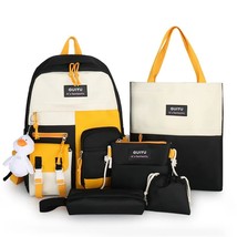Fenong 6pcs/set Kawaii Women&#39;s School Backpack Cute School Bags For teenage Girl - £140.04 GBP