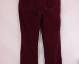 Newport News Women&#39;s Low Rise Burgandy/Maroon Bootcut Corduroy Jeans Size 4 - £13.03 GBP
