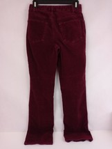Newport News Women&#39;s Low Rise Burgandy/Maroon Bootcut Corduroy Jeans Size 4 - £12.89 GBP