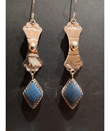 Sterling silver and Denim Lapis Lazuli Earrings - $165.00