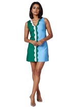 Ck Bradley mareka dress in Green/ Blue - $157.56 CAD