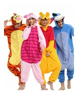 XXL Adult Tiger Pig Pajamas Onesis1 Animal Kigurumi Halloween Cosplay Co... - £19.78 GBP+