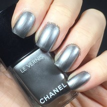 Chanel Le Vernis 540 Liquid Mirror Nail Color Lacquer Polish Silver .4oz 13ml Nw - £30.62 GBP