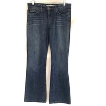 Joes Provocateur Blue Distressed Denim Bootcut Jeans 28x30 Dark Wash Str... - $14.84