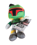 NWT Disney 100 Mattel Star Wars Boba Fett Plush Toy 8-inch Collectible Doll - £5.97 GBP