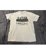 Maroon 5 RodeoHouston 2014 Concert T-Shirt XL White American Apparel - $526.02 MXN