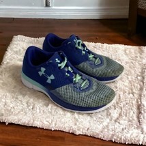Under Armour Girls Shoes Size 4y Youth Blue Teal Running Sneaker - $35.69