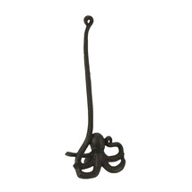 Zeckos Brown Cast Iron Swimming Octopus Paper Towel Holder - £31.64 GBP