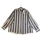 Vintage Private Club Sportswear K Mart Shirt Mens 2XL Stripes Long Sleev... - $28.58 CAD