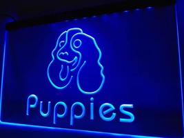 Puppies Dog Pet Illuminated Led Neon Sign Home Decor, Lights Décor Art Craft - £20.87 GBP+