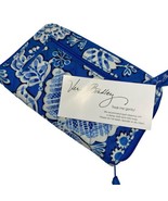 Vera Bradley Zip Around Wallet Clutch Blue Lagoon  - $17.82