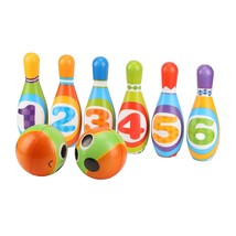 Kids Bowling Toys Set  Bowling Pin Ball Toy Soft Interactive for Indoor - £93.87 GBP