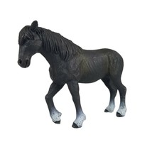 Black Horse Figure Dark Pony Mare Equestrian Toy Terra Battat Maison Joseph - £7.16 GBP