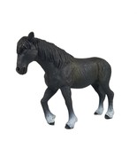 Black Horse Figure Dark Pony Mare Equestrian Toy Terra Battat Maison Joseph - £7.00 GBP