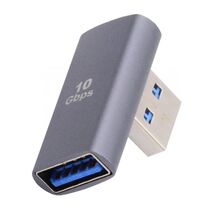 U3-018-LP 10Gbps USB3.0 Male to Female Power Data Transfer Adapter 90 De... - $3.43