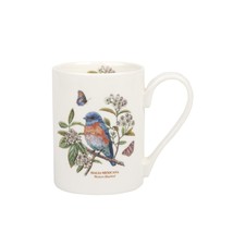 Portmeirion Botanic Garden Birds Earthenware 10 Ounce Coffee Mug - West ... - £41.80 GBP